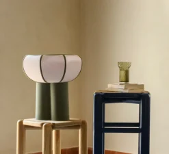 Lampe à poser, Couqueto, vert romarin, Ø45cm, H44,5cm - Margaux Keller Collections