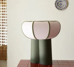 Lampe à poser, Couqueto, vert romarin, Ø45cm, H44,5cm - Margaux Keller Collections