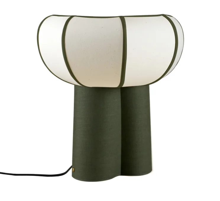 Lampe à poser, Couqueto, vert romarin, Ø45cm, H44,5cm - Margaux Keller Collections
