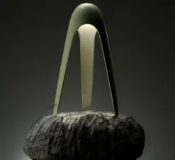 Lampe à poser, Cyborg, vert, H31cm - Martinelli-Luce