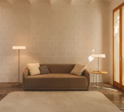 Lampe à poser, Dama 3225, beige, LED, dim, 2700K, 2170 lm, Ø45cm, H61cm - Vibia