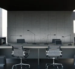 Lampe à poser, Daphine Cloe Led, Noir soft touch, LED, 2700K, 622 lm, L17cm, H88cm - Lumina