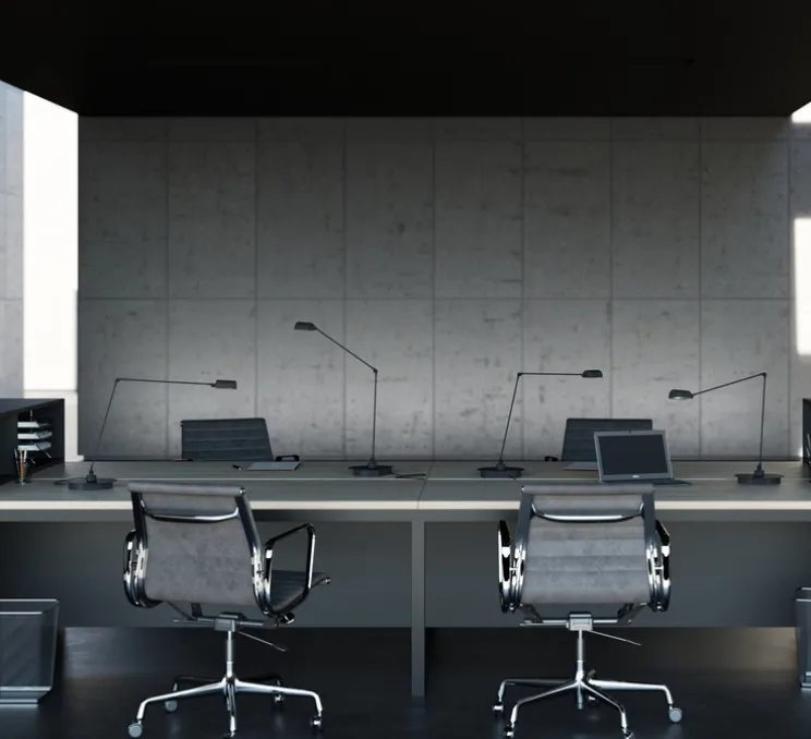 Lampe à poser, Daphine Cloe Led, Noir soft touch, LED, 2700K, 622 lm, L17cm, H88cm - Lumina