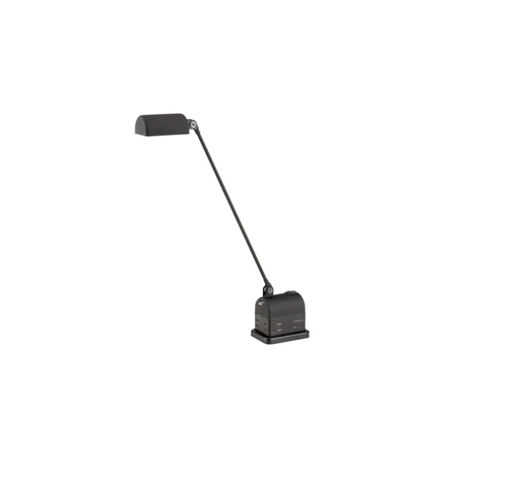 Lampe à poser, Daphinette Led, Noir soft touch, LED, 2700K, 410 lm, L9,5cm, H43cm - Lumina