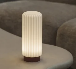 Lampe à poser, Dentelles H29, terra, IP65, LED, 3000K, 100lm, Ø12cm, H29cm - Atelier Pierre