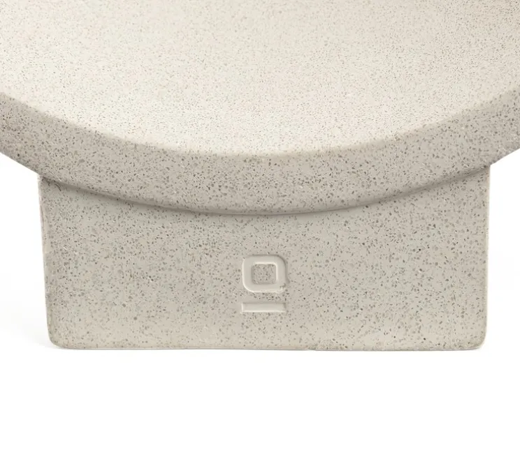 Lampe à poser, d'extérieur, Gaia, beige, IP55, LED, 2700K, 214 lm, L35cm, H35cm - Faro