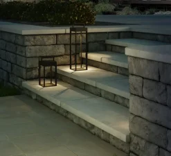 Lampe à poser, d'extérieur, Kuro 250, noir texturé, IP44, LED, dim, 2700K, 145 lm, L14,5cm, H55cm - Astro