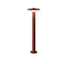 Lampe à poser, d'extérieur, Venexia corten 70, Marron-orangé, IP65, LED, 2700K, 594 lm, Ø22cm, H70cm - PANZERI