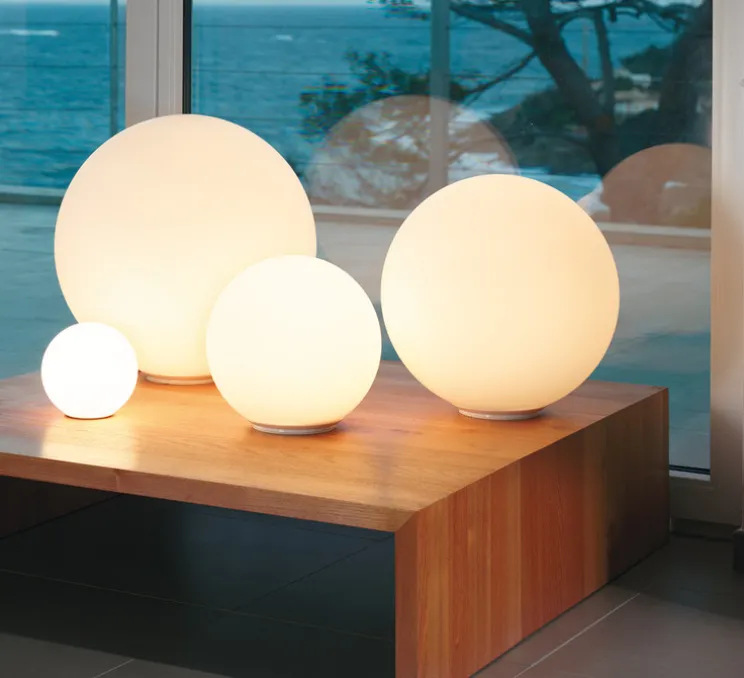 Lampe à poser, Dioscuri, blanc, IP20, Ø14cm, H13,7cm - Artemide