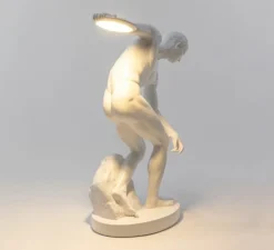 Lampe à poser, Discobolux lamp, blanc, L34cm, H51cm - Seletti