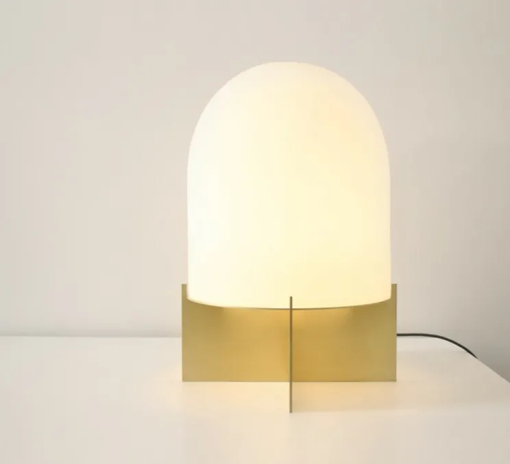 Lampe à poser, Dome , blanc, Ø47cm, H76cm - SkLO Studio