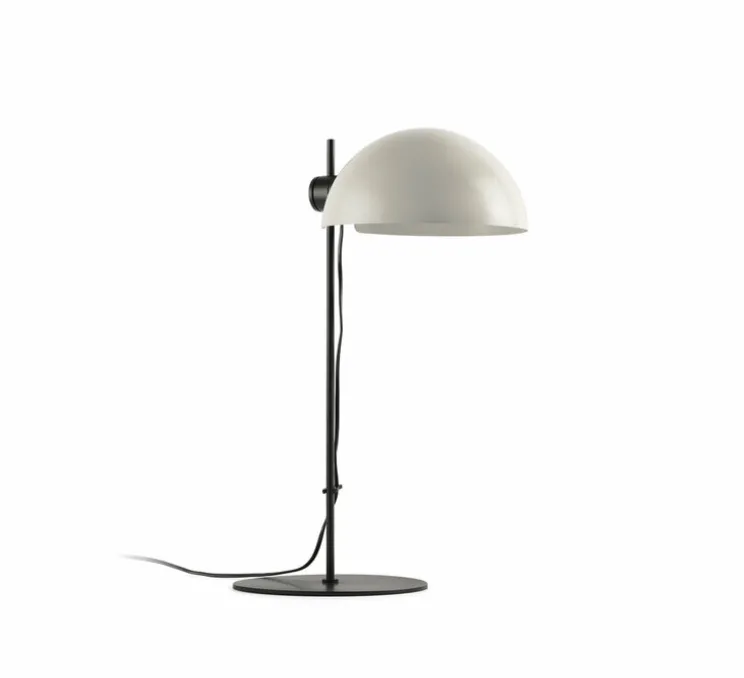Lampe à poser, Dominica, beige, Ø25cm, H53cm - Faro