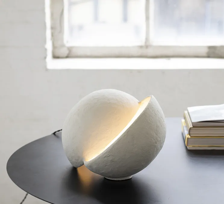 Lampe à poser, Earth, blanc, L42,6cm, H30cm - Serax