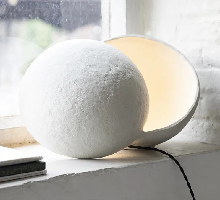 Lampe à poser, Earth, blanc, L42,6cm, H30cm - Serax
