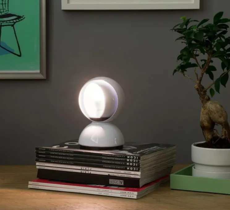 Lampe à poser, Eclisse, blanc, Ø12cm, H18cm - Artemide