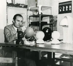 Lampe à poser, Eclisse, jaune, Ø12cm, H18cm - Artemide