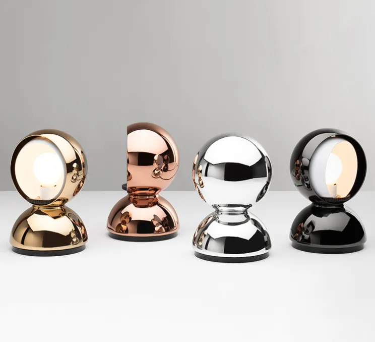 Lampe à poser, Eclisse, or, Ø12cm, H18cm - Artemide