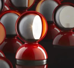 Lampe à poser, Eclisse, rouge, Ø12cm, H18cm - Artemide