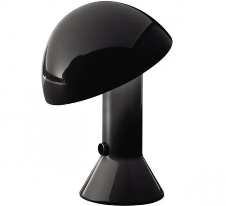 Lampe à poser, ELMETTO, noir, H28cm - Martinelli-luce