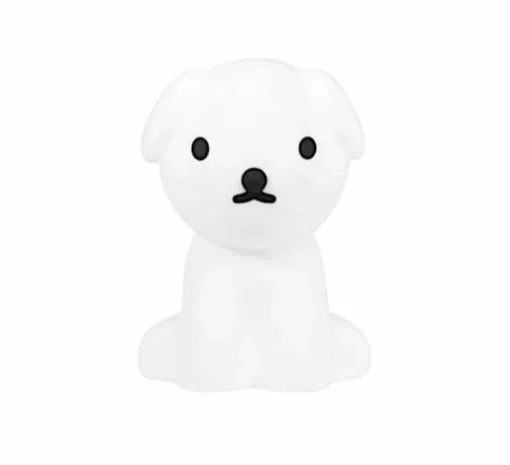 Lampe à poser enfant, Veilleuse, First Light - Chien Snuffy, blanc, LED, 2700K, 100lm, L16cm, H23cm - Mr Maria