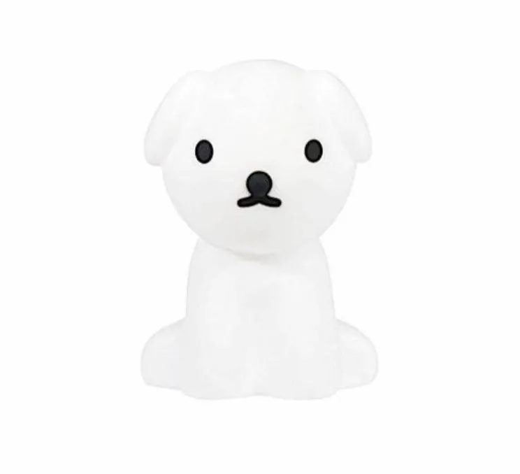 Lampe à poser enfant, Veilleuse, First Light - Chien Snuffy, blanc, LED, 2700K, 100lm, L16cm, H23cm - Mr Maria