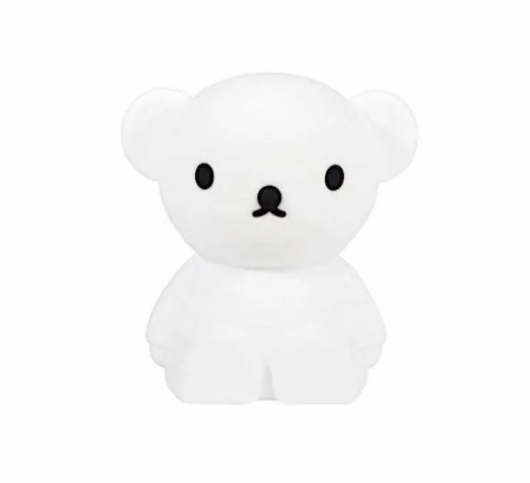 Lampe à poser enfant, Veilleuse, First Light - Ours Boris, blanc, LED, 2700K, 100lm, L20cm, H21cm - Mr Maria
