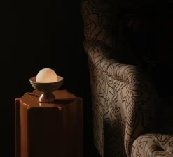 Lampe à poser, Eos, laiton antique, Ø15,7cm, H14,3cm - Bert franck