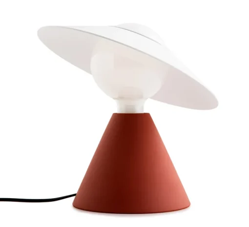 Lampe à poser, Fante, rouge, Ø30,1cm, H28cm - Stilnovo