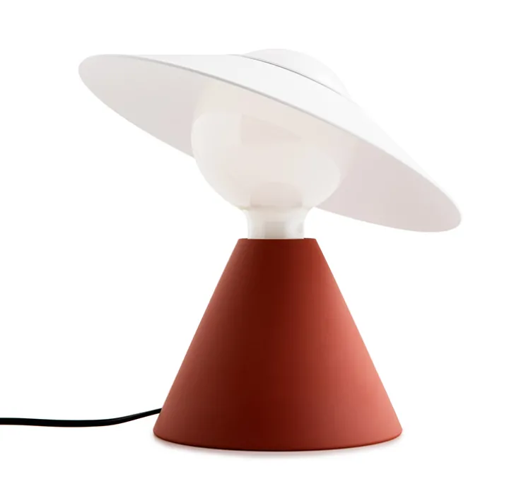 Lampe à poser, Fante, rouge, Ø30,1cm, H28cm - Stilnovo