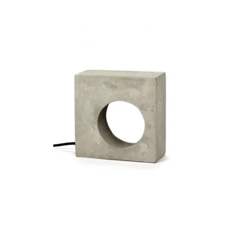 Lampe à poser, Flastaire, gris, L21,5cm, H21,5cm - Serax