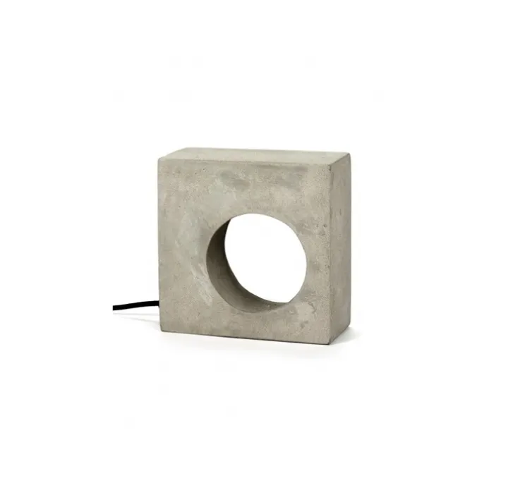 Lampe à poser, Flastaire, gris, L21,5cm, H21,5cm - Serax