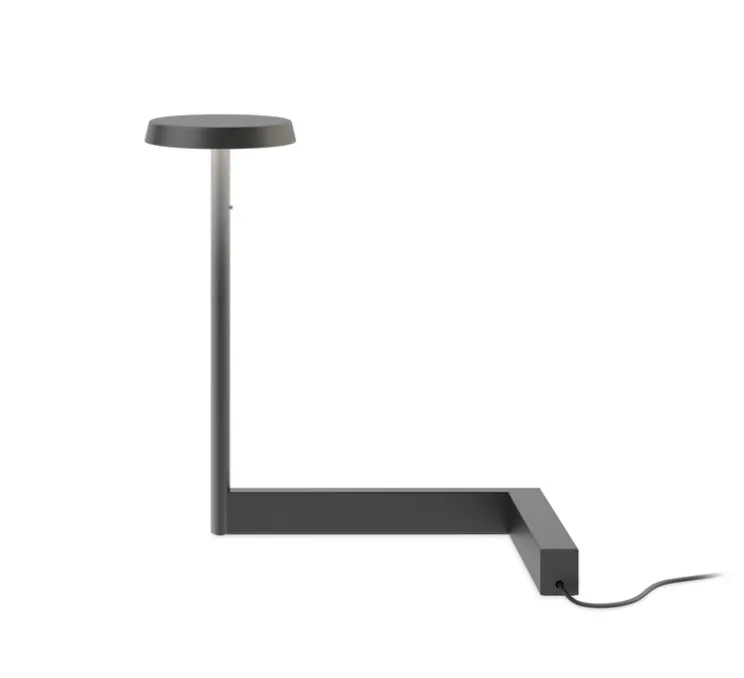 Lampe à poser, Flat 5970, noir, LED, dim, 2700K, 1200 lm, L29cm, H30cm - Vibia