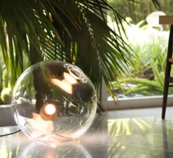 Lampe à poser, Float 2.0, noir, Ø20cm, H51cm - SkLO STUDIO