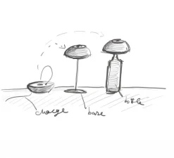 Lampe à poser, Float, blanc, IP55, Ø13,5cm, H34,7cm - Axolight