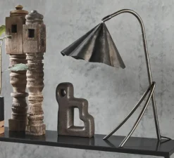 Lampe à poser, Flola, marron antique, Ø25cm, H50cm - House Doctor