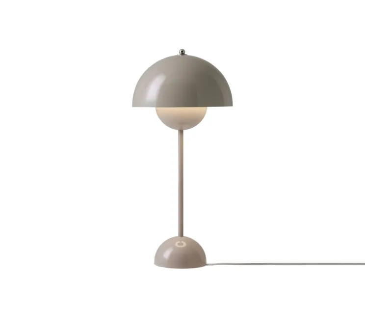 Lampe à poser, Flowerpot VP3, gris beige, Ø23cm, H50cm - Andtradition