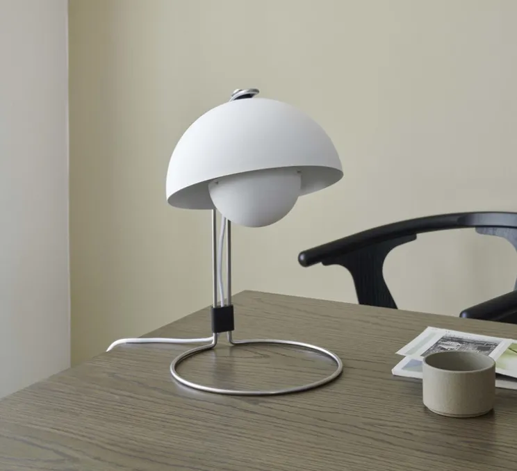 Lampe à poser, Flowerpot VP4, blanc, Ø23cm, H36cm - Andtradition