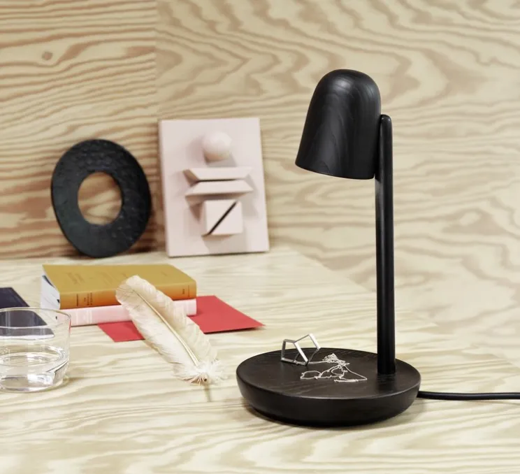 Lampe à poser, Focus, noir, LED, Ø16cm, H29cm - MUUTO