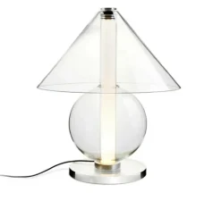 Lampe à poser, Fragile, transparent, LED, dim, 2200K, 226 lm, Ø30,5cm, H35cm - Marset