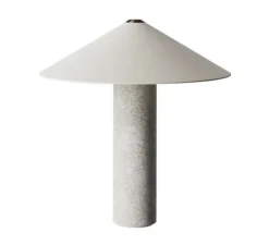 Lampe à poser, Futé 400, céramique naturelle, LED, dim, 2700K, Ø40cm, H42,4cm - Lyfa
