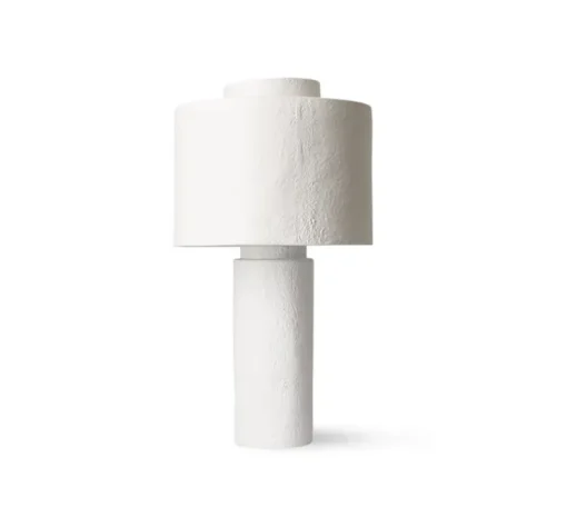 Lampe à poser, Gesso, blanc mat, Ø28,5cm, H51cm - HK Living