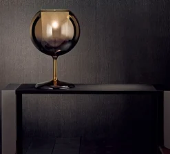 Lampe à poser, Glo large, miroir 4ever, Ø38cm, H68cm - Penta