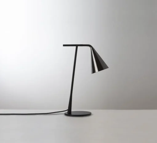 Lampe à poser, Gordon, 561.31, noir mat, noir chromé, IP40, L17cm, H45cm - Tooy