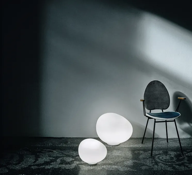 Lampe à poser, Gregg Grande, blanc, L47cm, H40cm - Foscarini