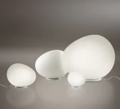 Lampe à poser, Gregg Media, blanc et blanc, L31cm, H26cm - Foscarini