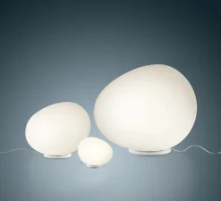 Lampe à poser, Gregg Media, blanc et blanc, L31cm, H26cm - Foscarini