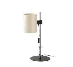 Lampe à poser, Guadalupe, lampe de table, beige, L24cm, H55cm - Faro