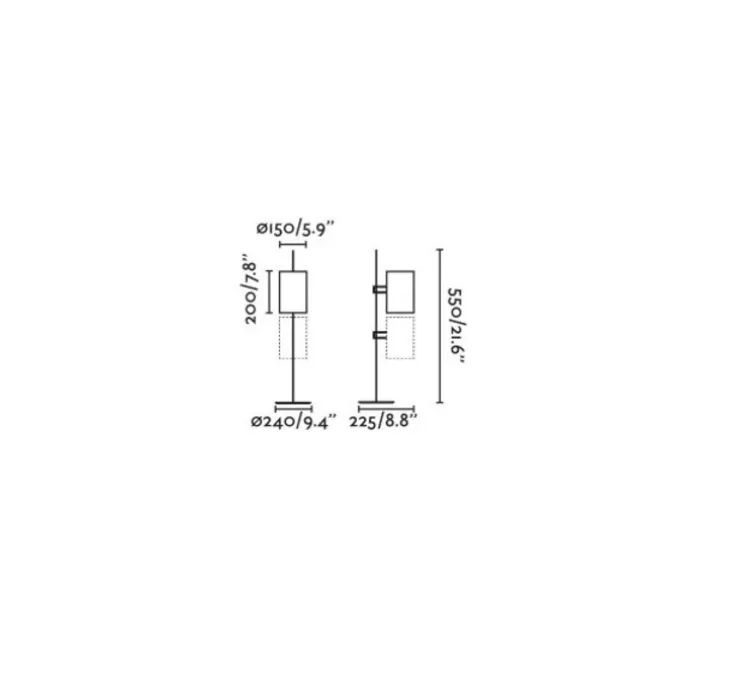 Lampe à poser, Guadalupe, lampe de table, beige, L24cm, H55cm - Faro