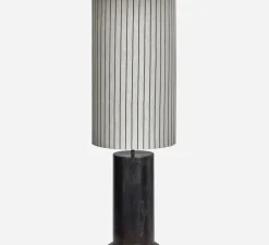 Lampe à poser, HDRafi, marron, blanc et noir, Ø40cm, H122cm - House Doctor