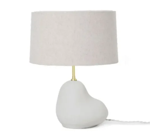Lampe à poser, Hebe small blanc cassé, abat-jour Eclipse naturel, Ø33cm, H48,5cm - Ferm Living